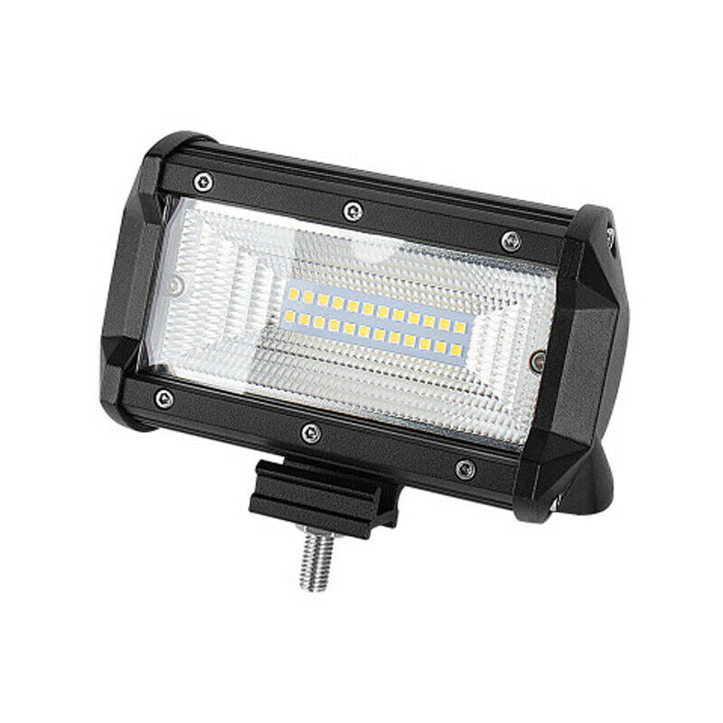 2PCS 5 inch 168W Flood LED Car Off Road Work Light Bar Fog Driving DRL Lamp Bulb