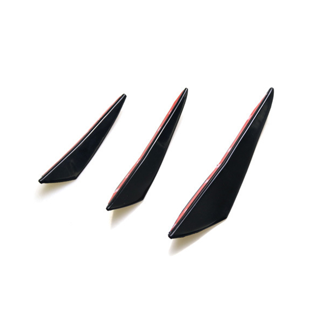 6pcs/set Car Front Bumper Lip Decoration Canards Diffuser Splitter Body Spoiler