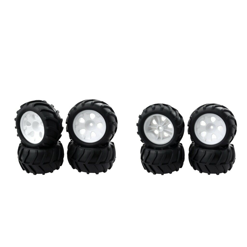 8pcs 1/16 RC Big Foot Truck Tyres for HSP ZD Racing Wltoy RC Car Spare Parts