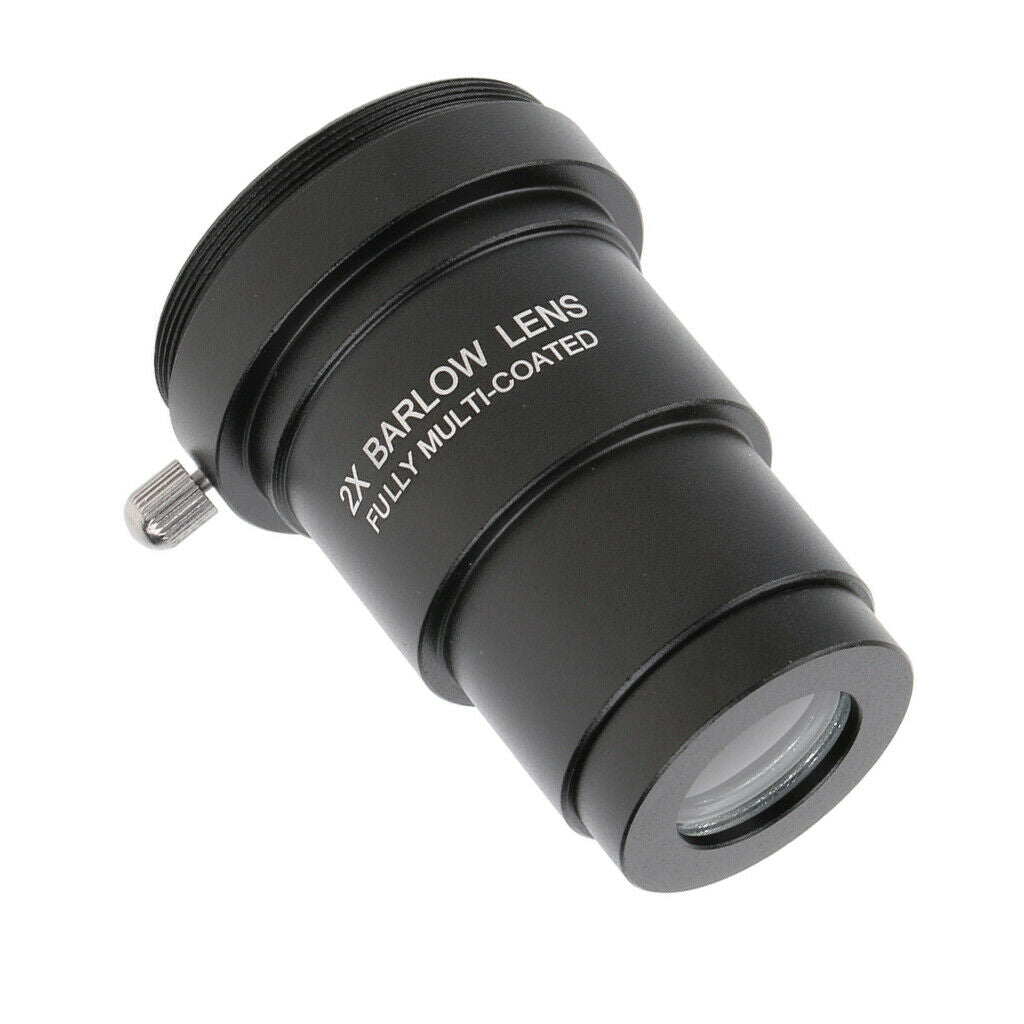 1.25'' / 31.7mm 2X Barlow Lens + M42X0.75 Thread Camera Connect Interface