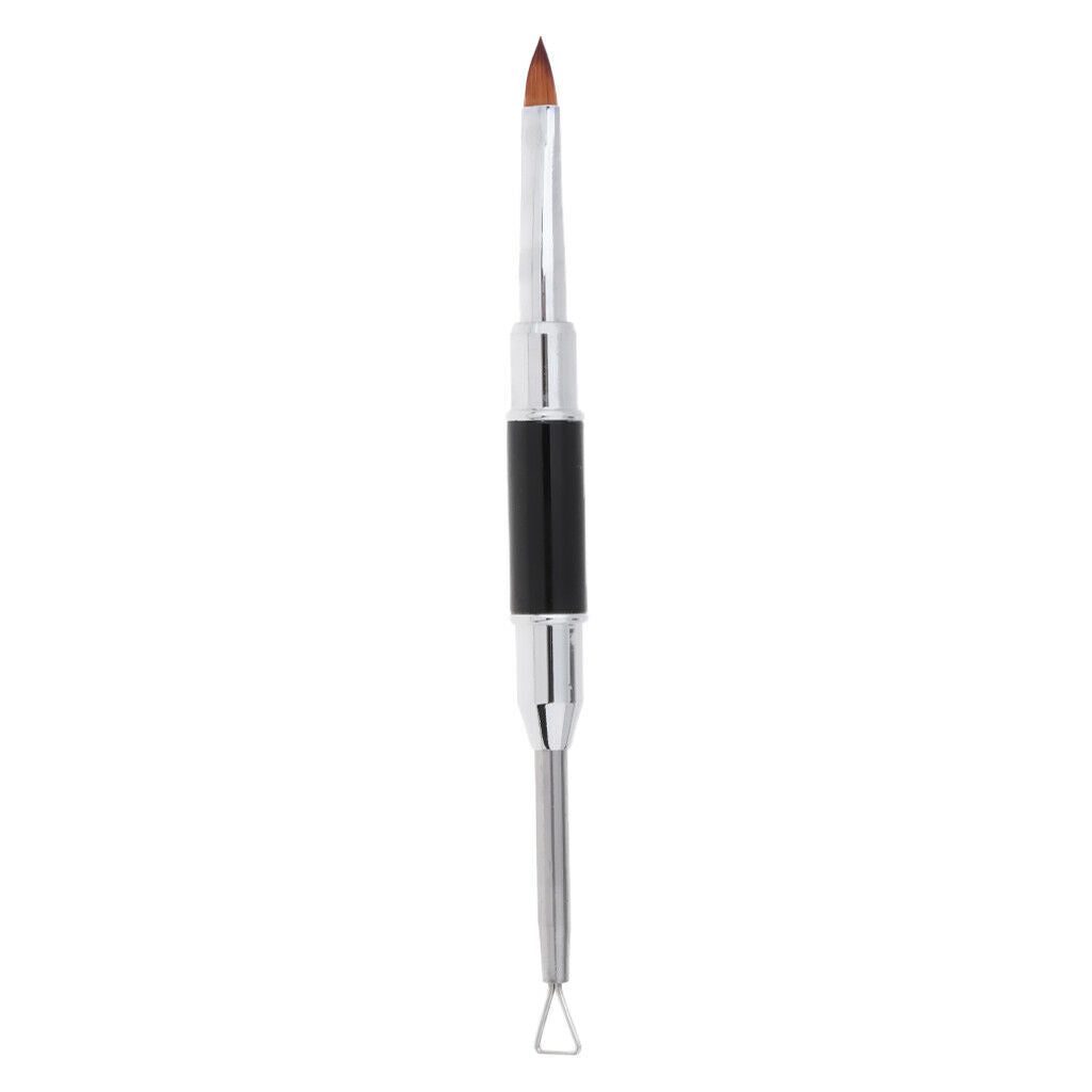 2 Way Nail Art Painting Drawing DIY Brush Pen Nail Polish Remover Scraper 2#