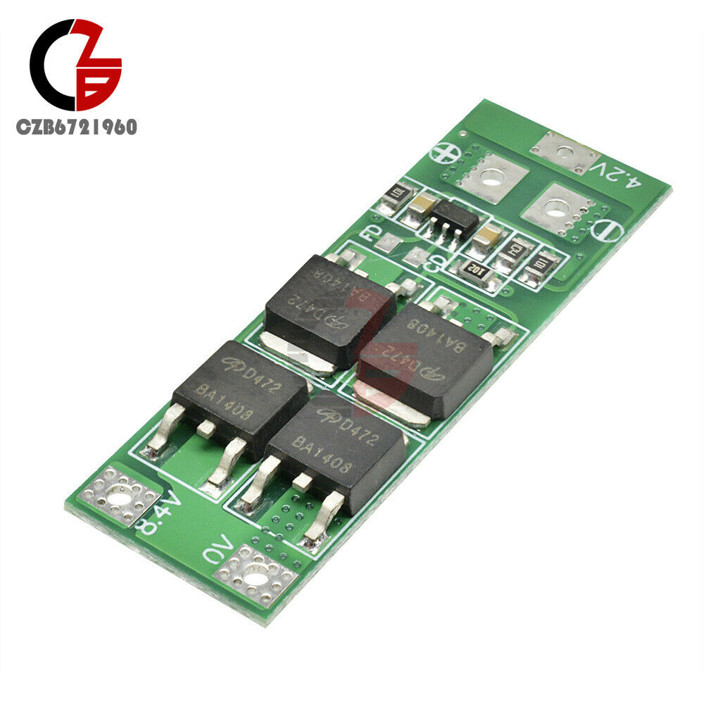 2S 20A 7.4V 8.4V 18650 Lithium Battery Protection Board / BMS Board Standard