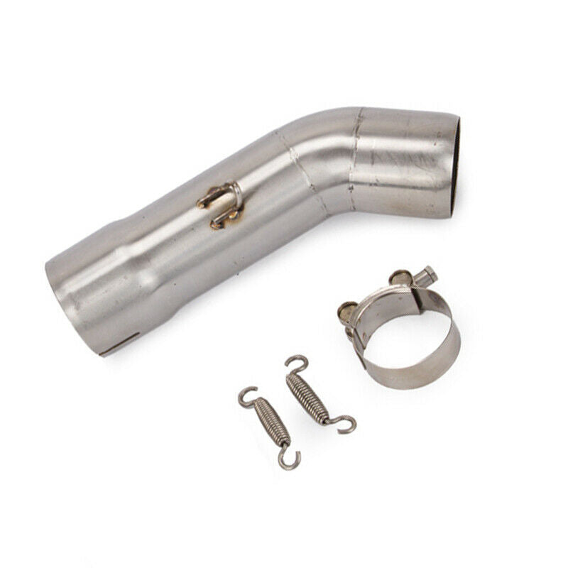 fit for FZ8 FZ8N Exhaust Motorcycle Bikes 51mm Dia Mid Link Pipe Stainless Steel