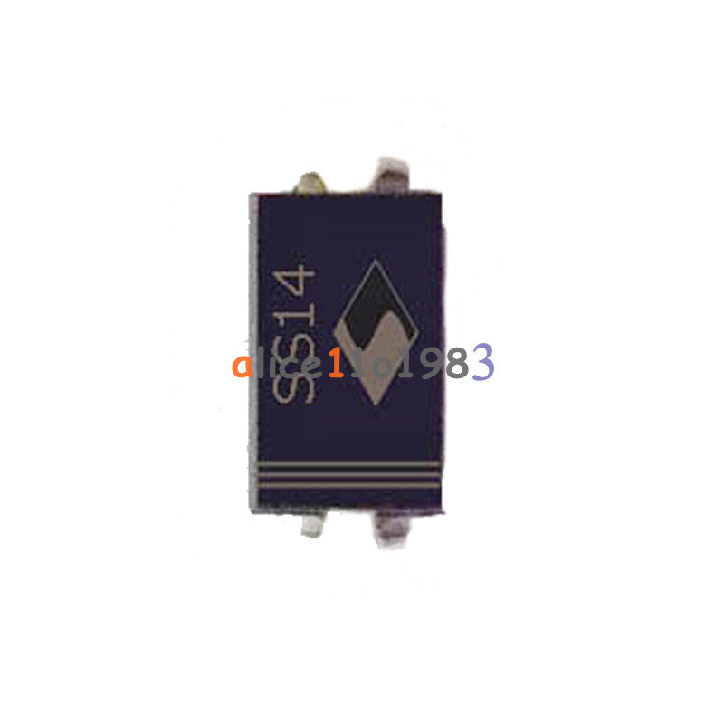 100PCS 1N5819 SS14 40V 1A Schottky Rectifier Diode SMA DO214AC SMD