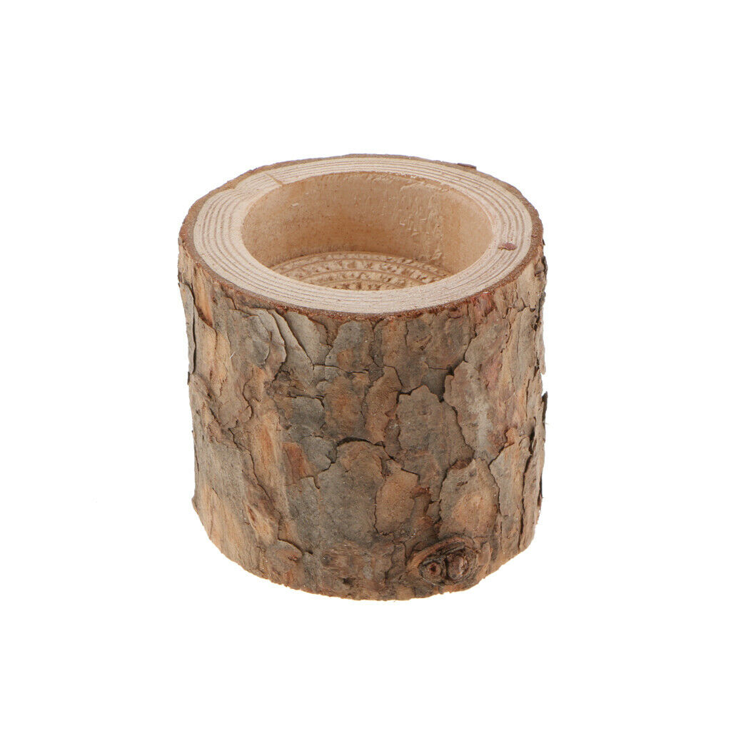 30Pcs 30PC Wooden Candle Holder Tea Light Candlestick for Church Bar Decor