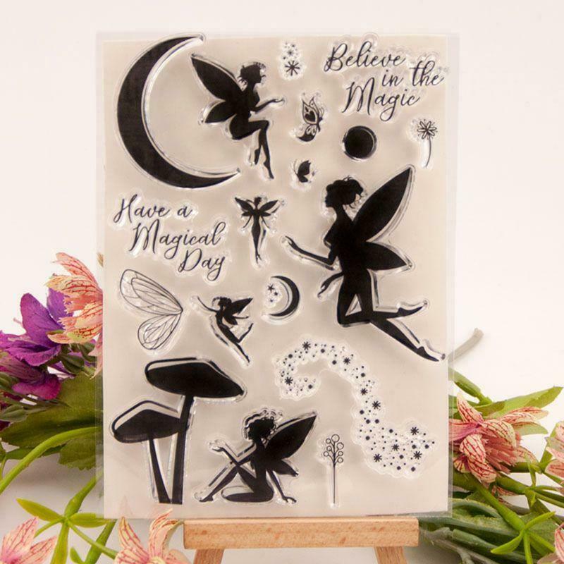 Angel Seal Stamp With Cutting Dies Stencil Set DIY Scrapbooking Embossing Album