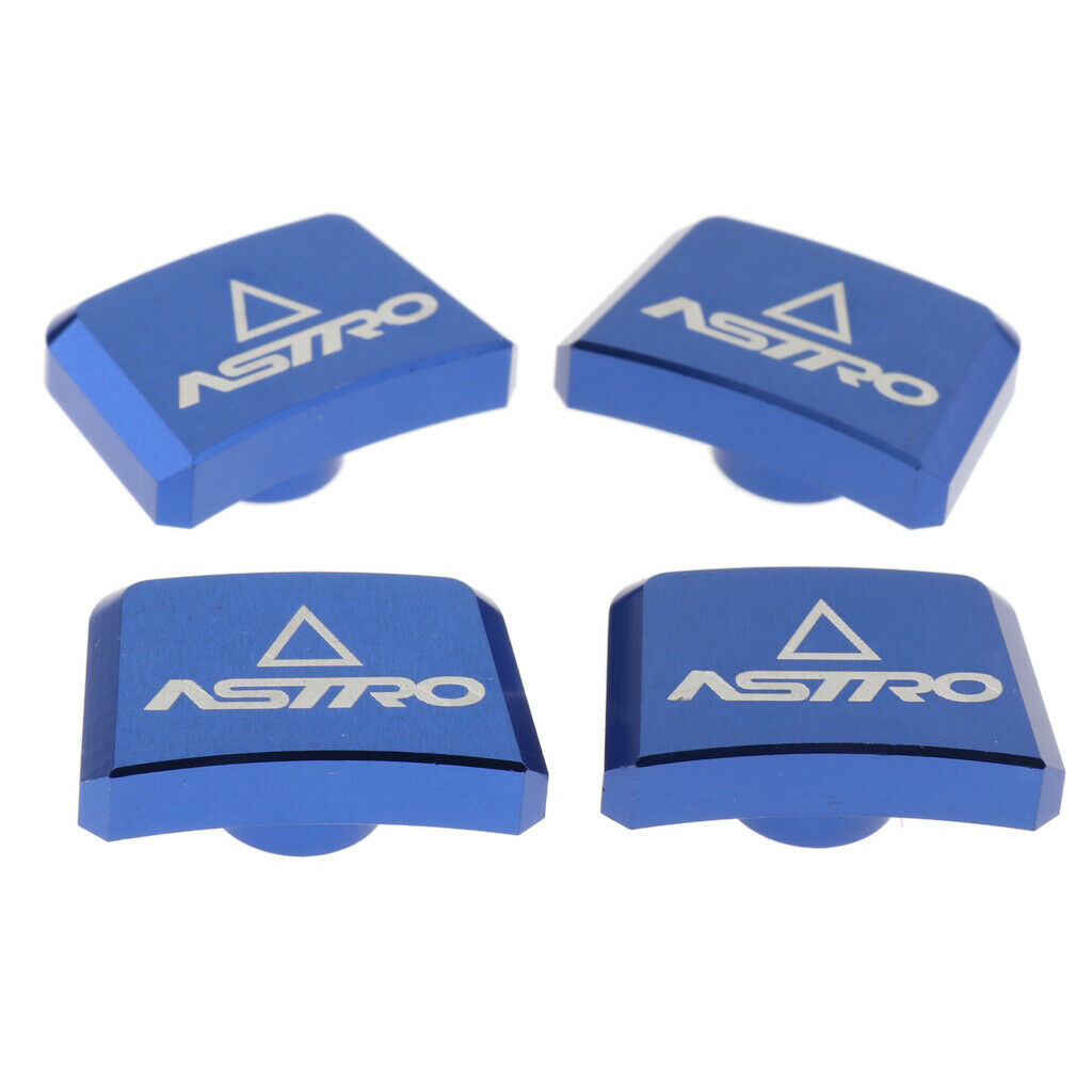 4 Pieces Chain Wheel Nail Crank Plate Crankset Screw for Bike Parts Blue