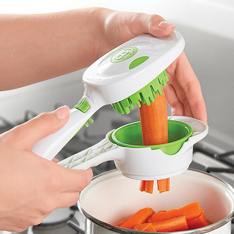 Quick Dicer Vegetable Cutter Set Stainless Steel Chopper Slicer Carrot PotaS Tt