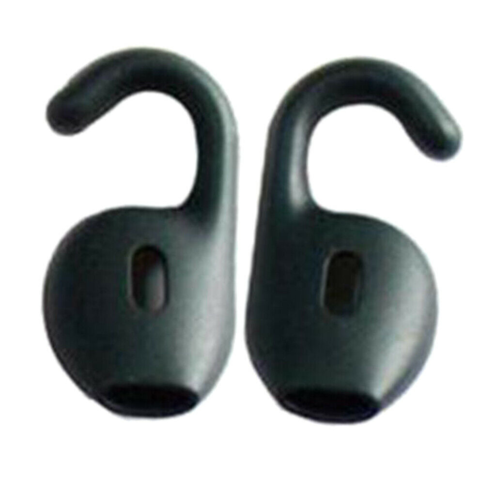 1 Pair Eartips Earbuds Ear Buds Tips Cover For   Boost Headset Black