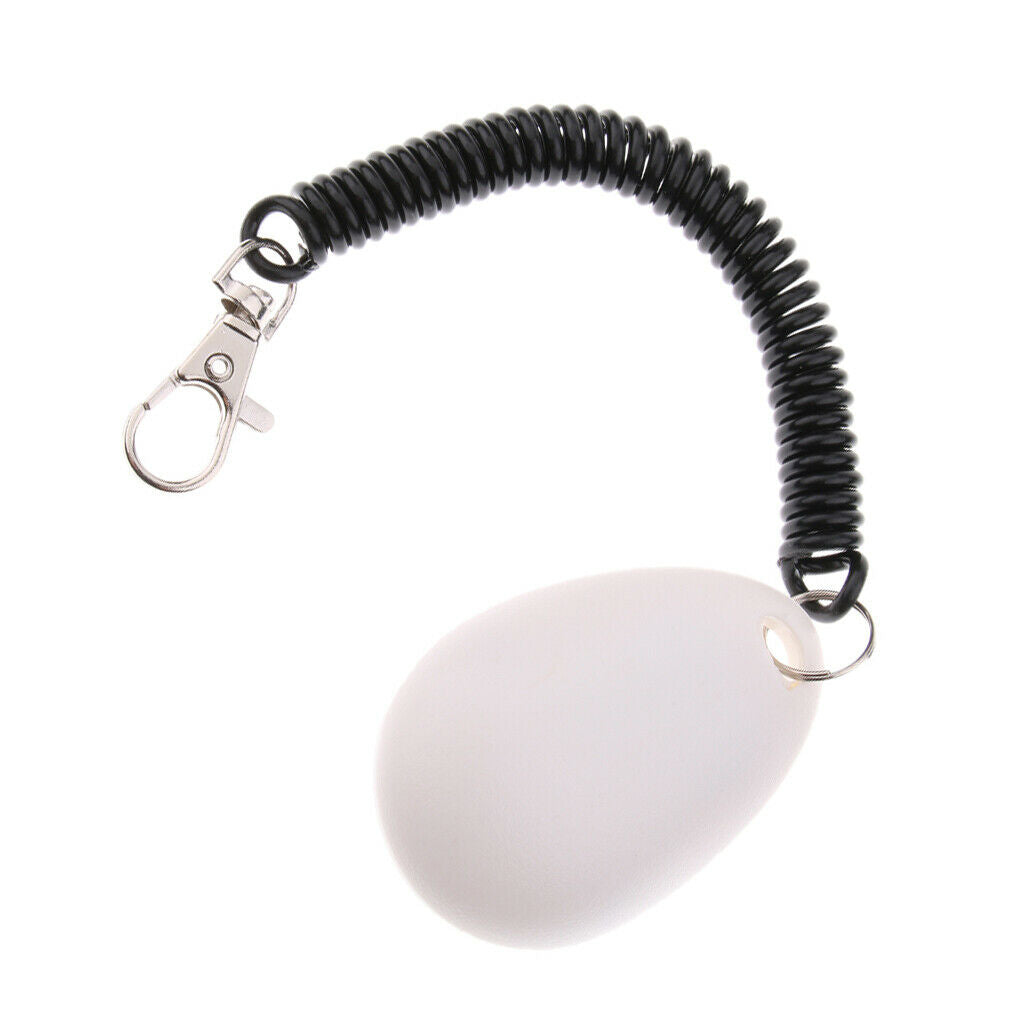 Dog Training Clicker Big Button Clicker Set Pet Training Accessories White