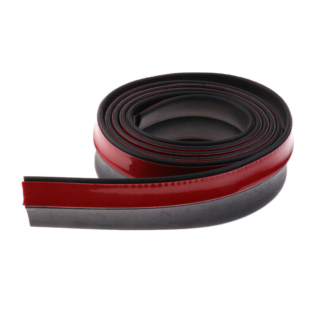 1 piece rubber protection strip for all car bumper skirts lower lip front