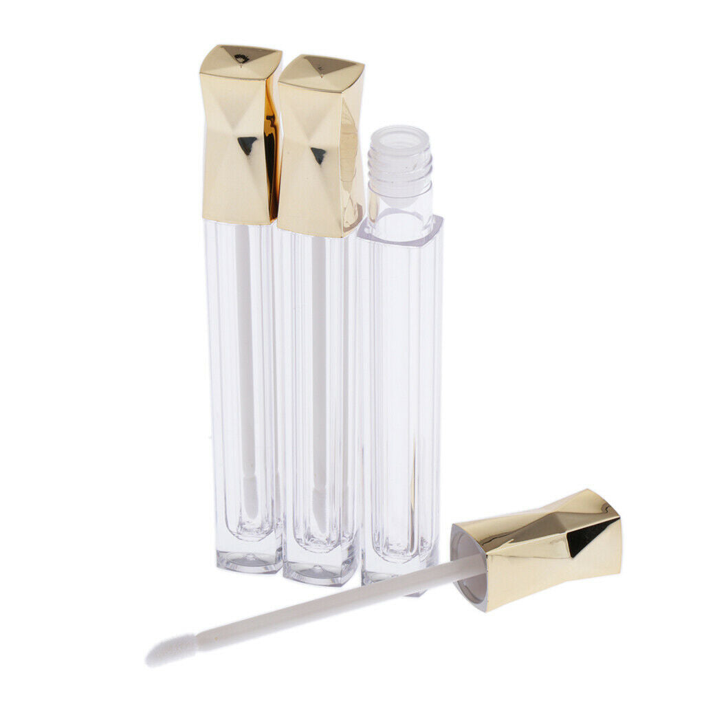 6Pcs Lip Gloss Tube Small Lipstick Tube DIY Sample Cosmetic Container Vials