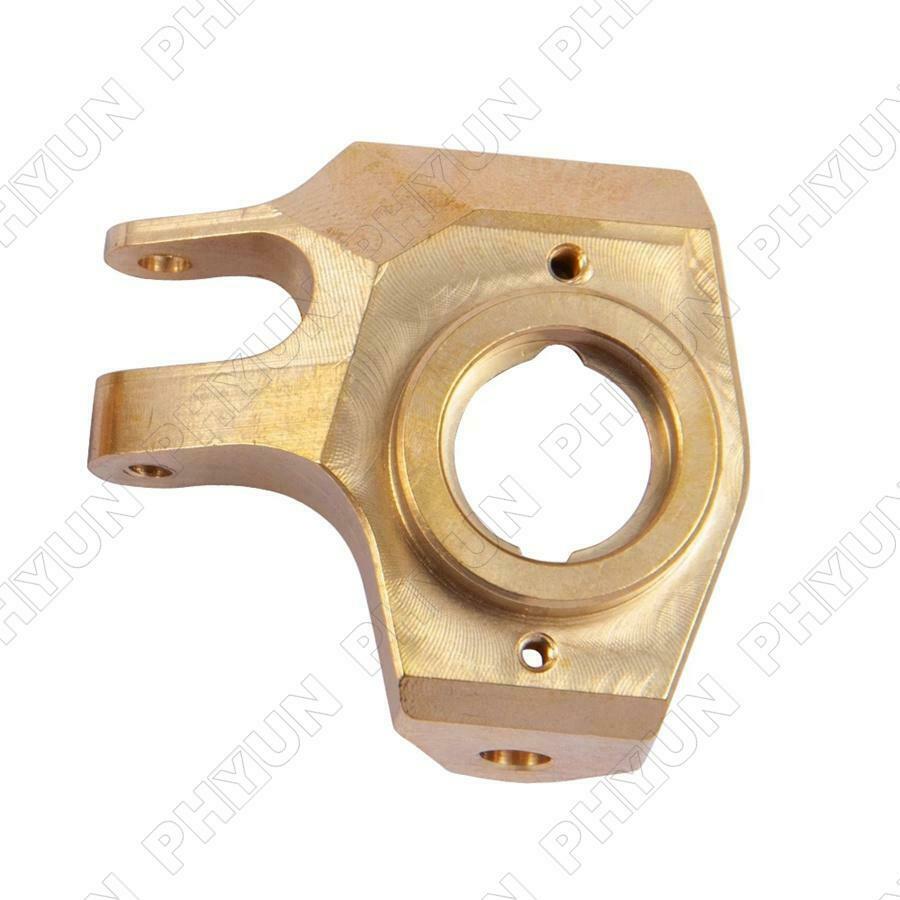 1 Pair Brass Metal Steering Knuckle For 1/10 RC Axial SCX10 II Front Axle 90046