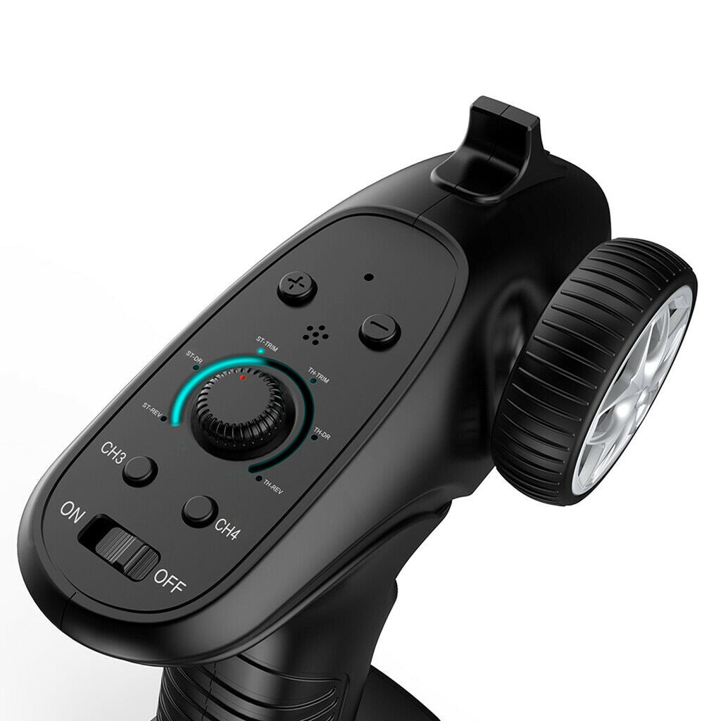 4Channel Remote Controller Radio Transmitter for RC Car Boat Tanks Black