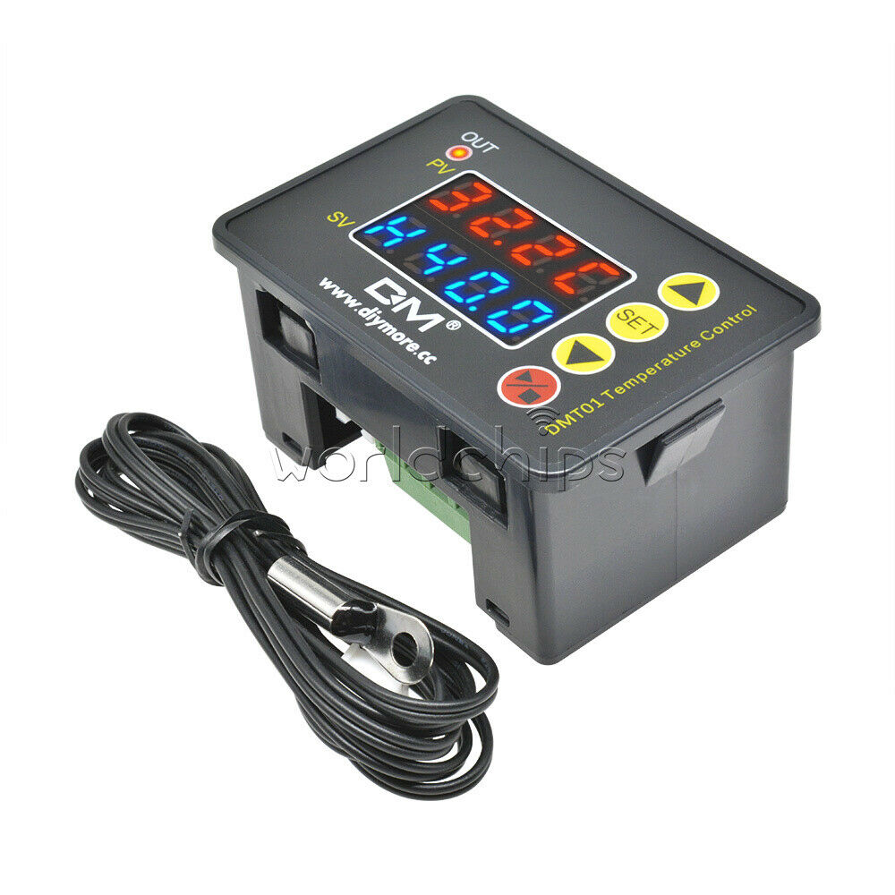Micro-Computer AC 220V Electronic Thermostat Temperature Controller Switch w/NTC