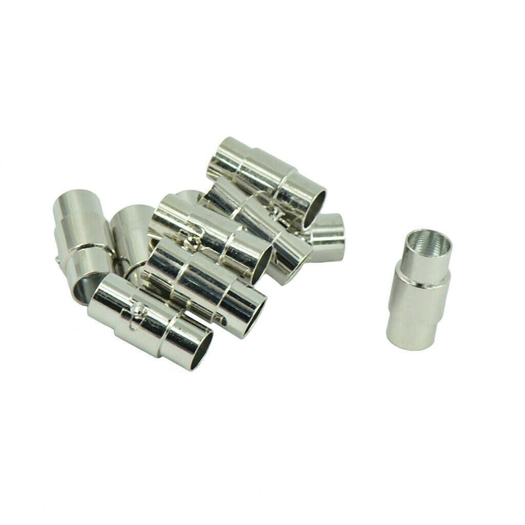 20 Sets End for DIY Findings Fit 4mm/6mm Leather-Kumihimo