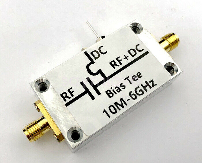 New 10MHz-6000MHz 6GHz RF DC Blocker Isolator Bias Tee Bias Feeder DC50V