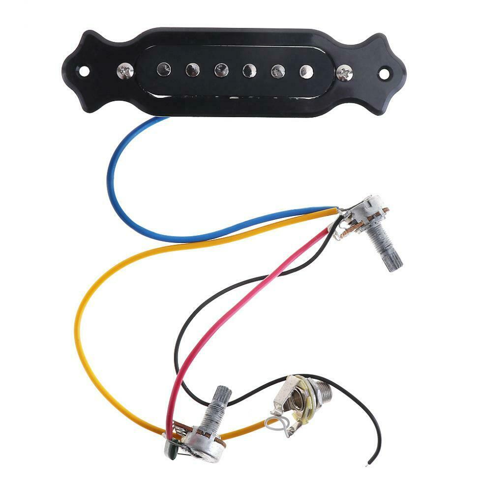 Acoustic Guitar Pickup Copper Single Magnetic Coil Noiseless Guitar Accessories