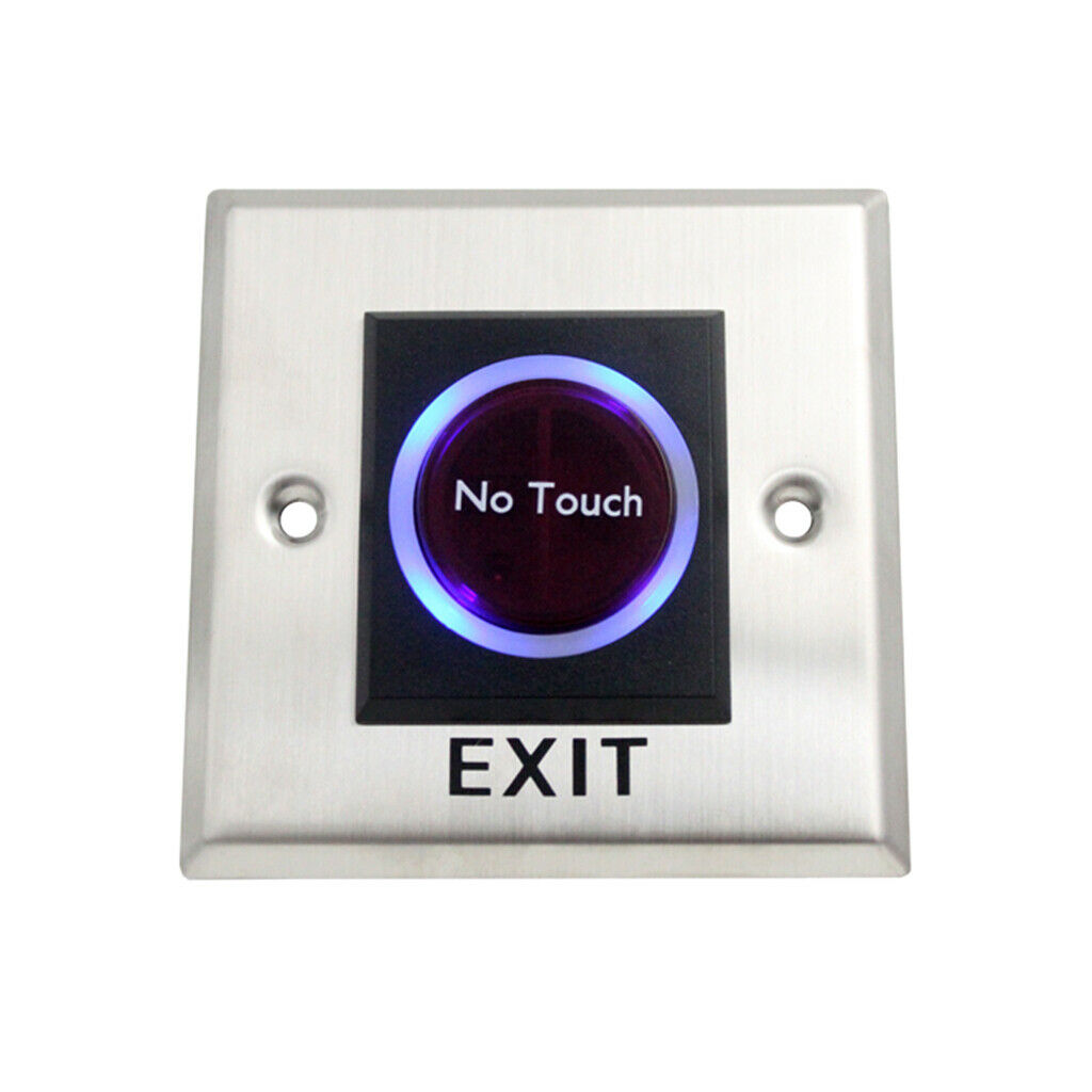 Infrared Stainless Steel Door Exit Switch Sensor +LED Indicator #K2-1