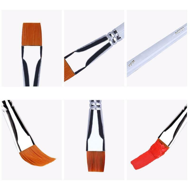 6 Pieces Premium Paint Brush Pro Paint Brush Ideal for DIY Watercolor Painting