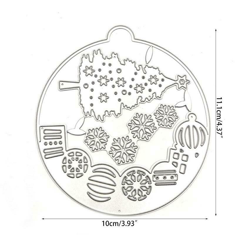 Christmas Tree Snowflakes Metal Cutting Dies Stencil DIY Scrapbooking Album Card