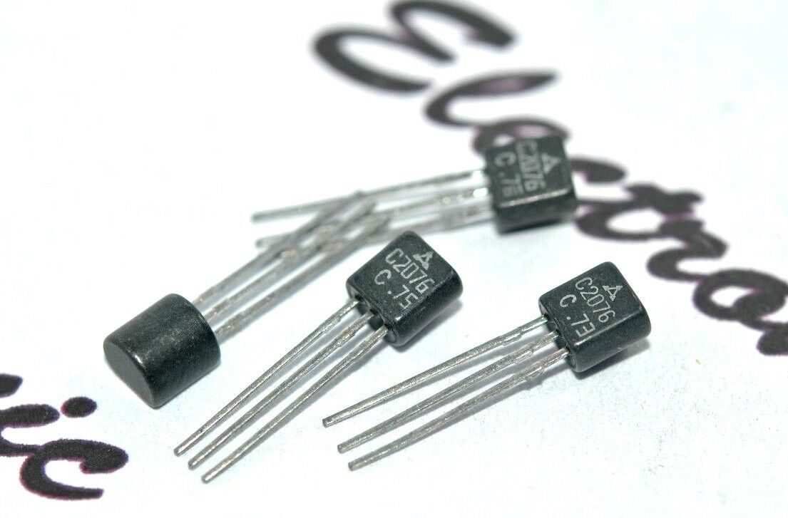 10pcs - MITSUBISHI 2SC2076 NPN 0.2W 30V 0.02A Transistor- NOS