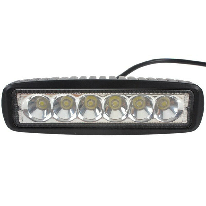 18W 6inch 6LED Work Light Bar Flood Lamp Offroad Driving Fog 4WD ATV SUV T  XC