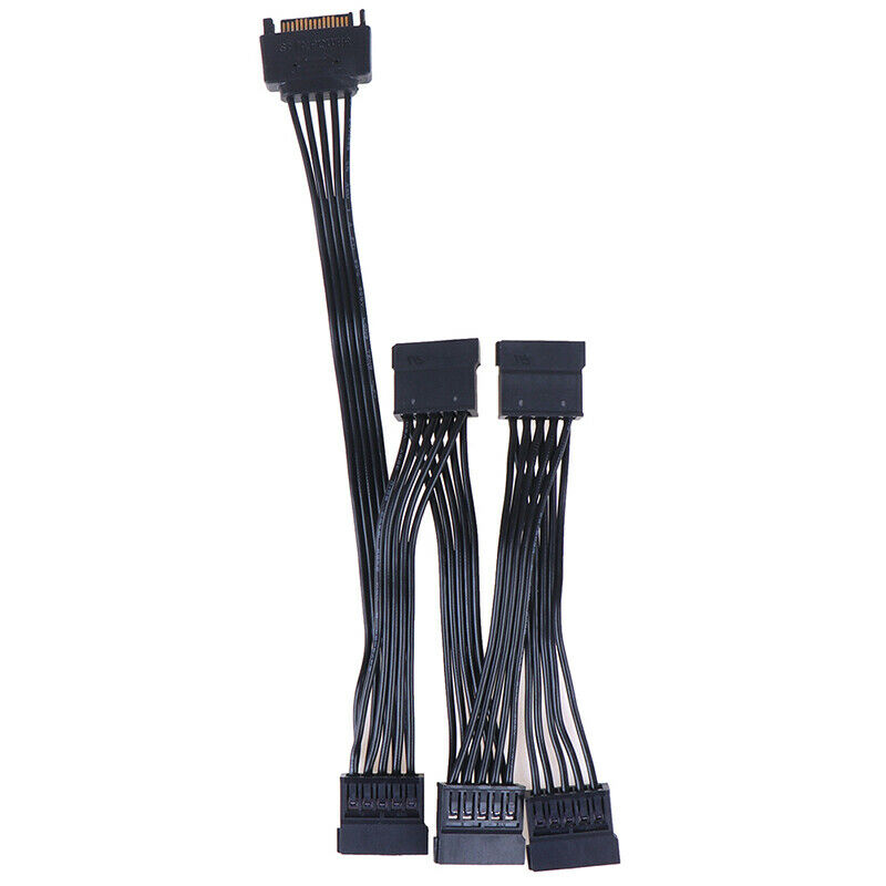 SATA 15Pin 1 to 5 SATA hard drive power line hard disk expansion .l8
