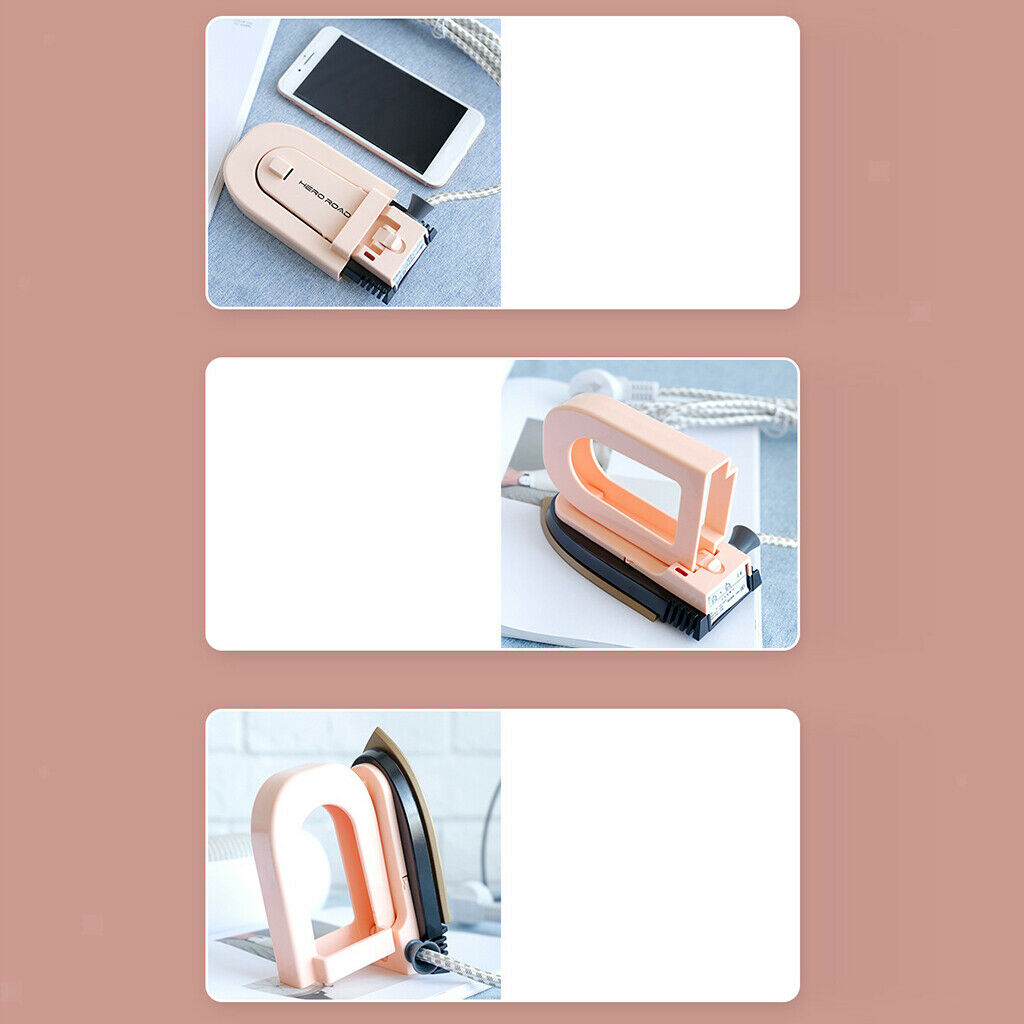Portable Wireless Mini Electric Iron with Spray for Business Travel Supplies