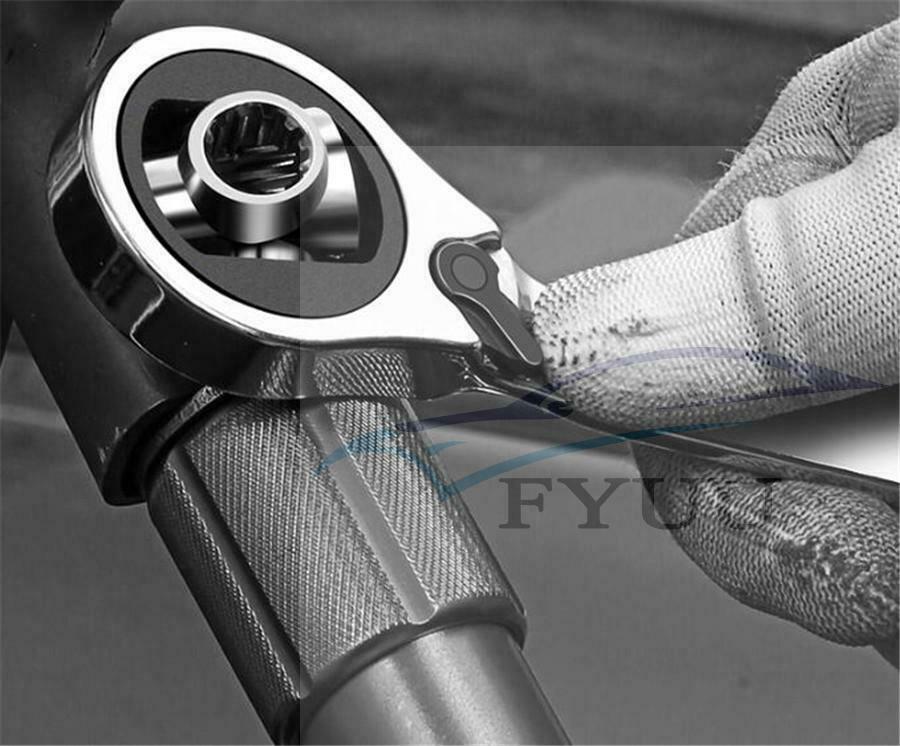 1x 8 in 1 Spanner Wrench Ratchet Ring Box Set 7-14MM Tool Mechanic Car Garage