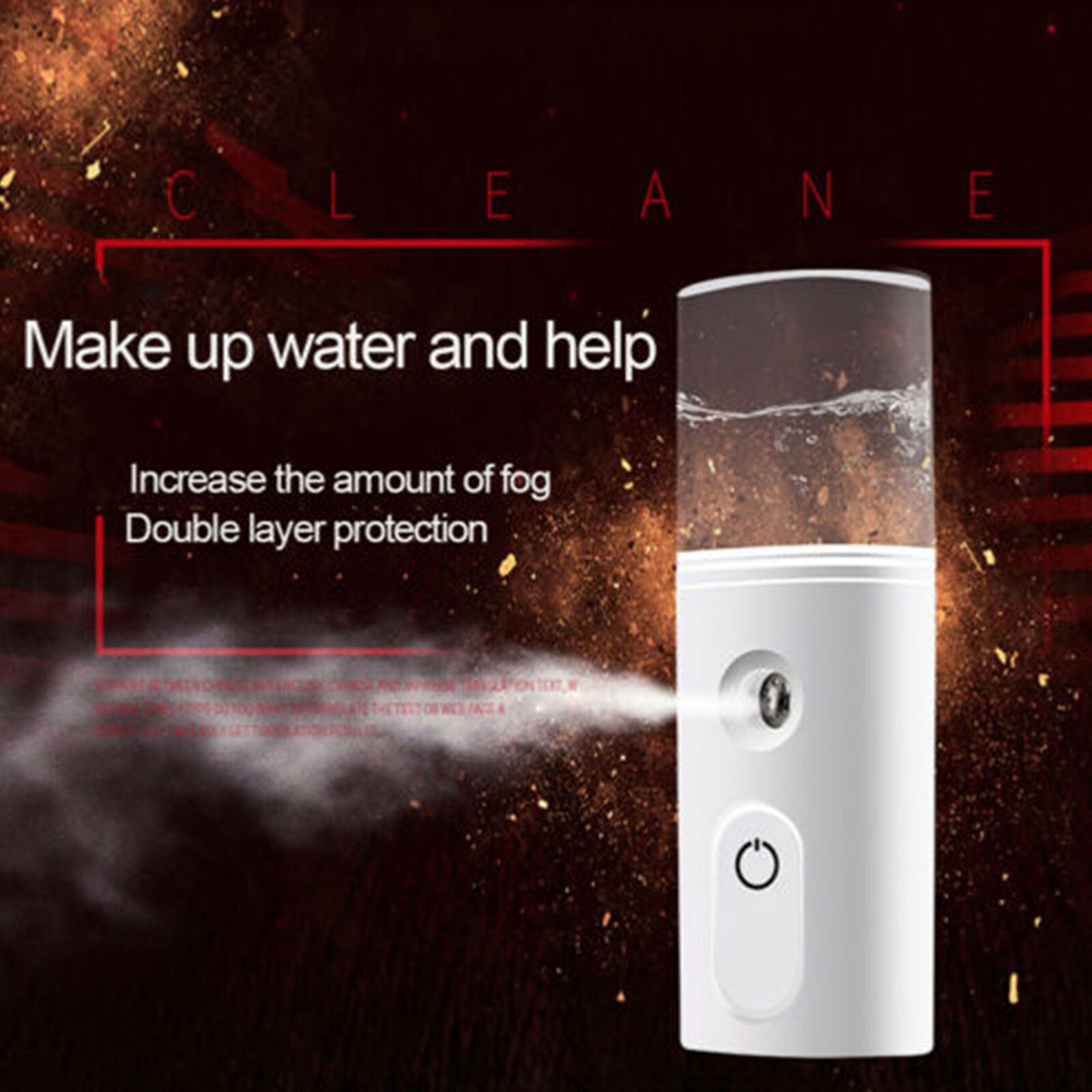 Portable Mini Home Car USB Mist Maker Diffuser Air Purifier Hydrating Humidi
