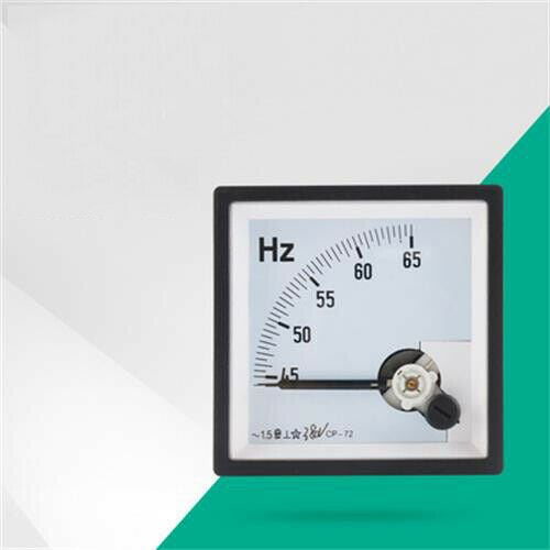 Accuracy Ac 100V Â±1.5 45-65Hz Analog Panel Meter Pointer Type Ac Frequency Meter