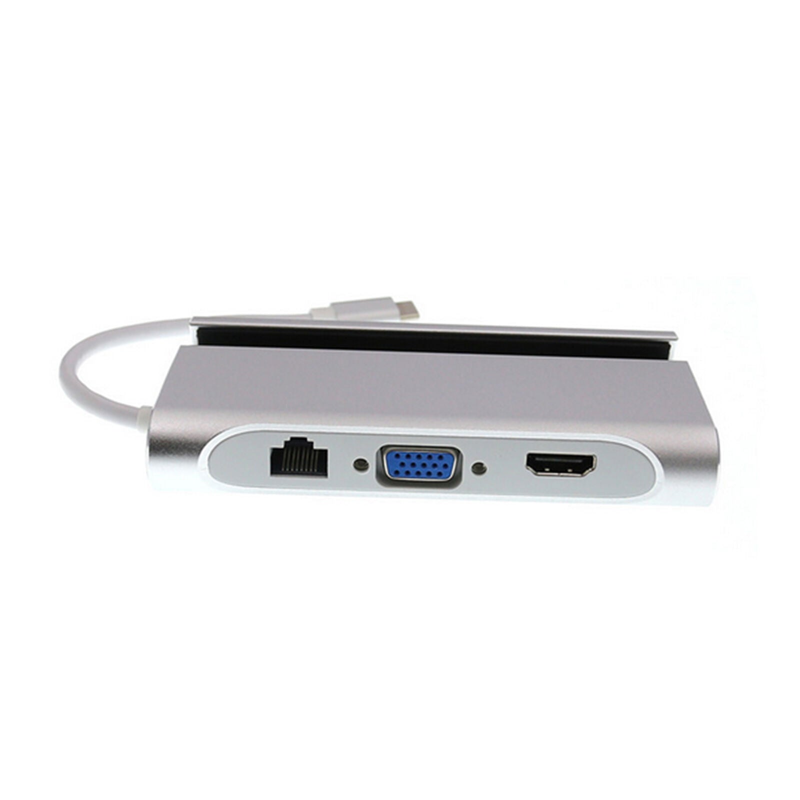 Hub adattatore di ricarica QHND Ethernet USB 3.1 Port C Type