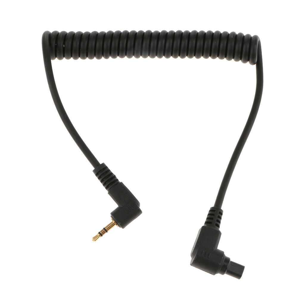 2.5mm to RS-80N3 C3 Remote Shutter Release Connecting Cord Cable for Canon 3-Pin