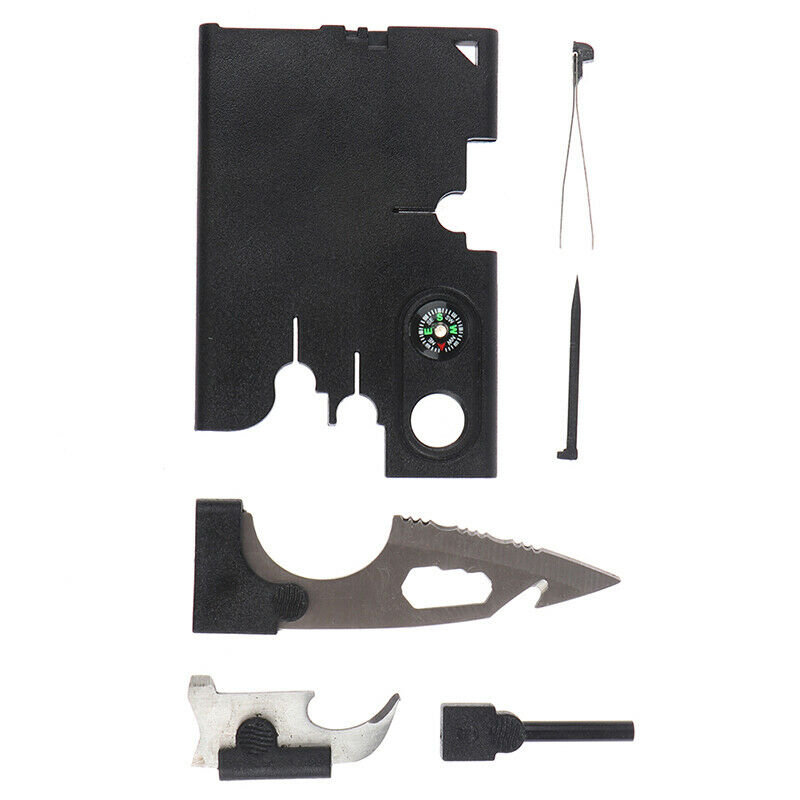 18in1 Multitool Credit Card Survival Tools Outdoor Hiking Hunting Camping.l8
