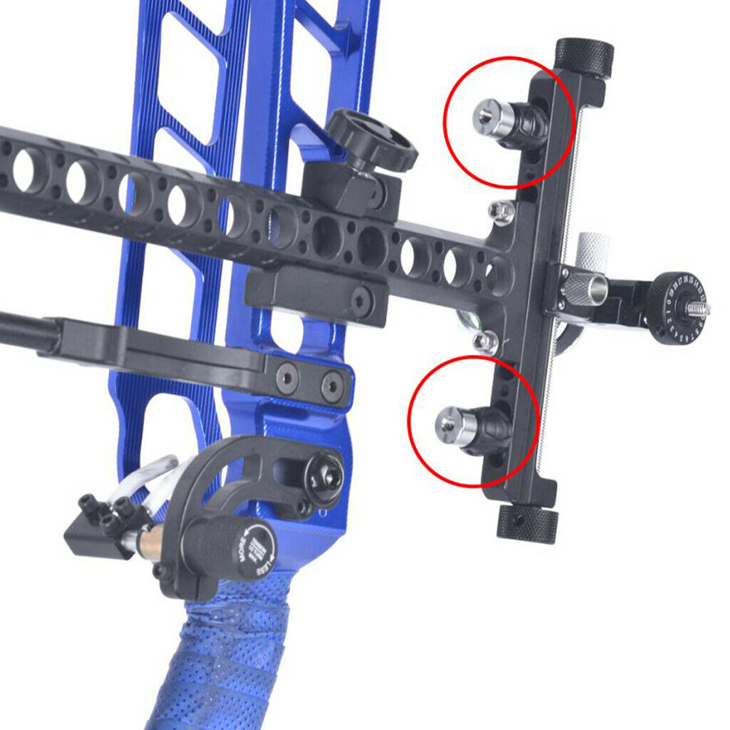 2pcs Archery Sight Stabilizer Ball Recurve Compound Bow Silencer Damper Arrow