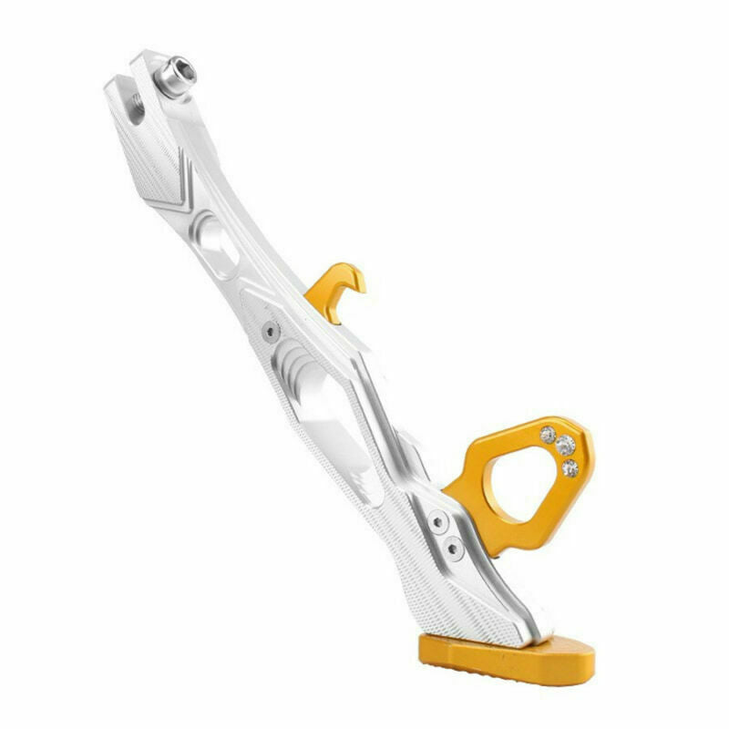 Golden Aluminium alloy Motorcycles Sport Bikes Side Stand Prevents Slip
