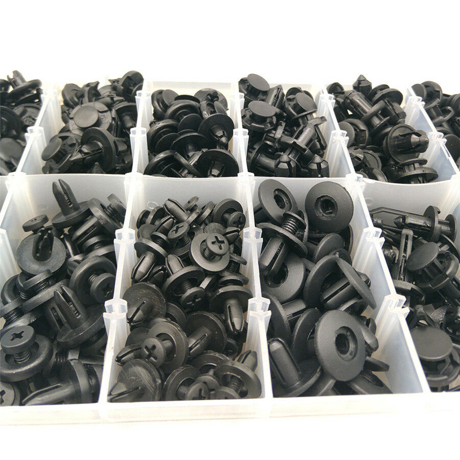 320Pcs Mixed Auto Fastener Clips Retainer Rivet Car Bumper Door Panel Fender