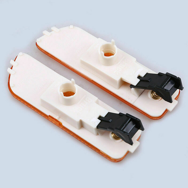 2x For VW 99-05 Golf/Jetta Mk4 Side Marker Bumper Lights Turn Signal Lamp Yellow
