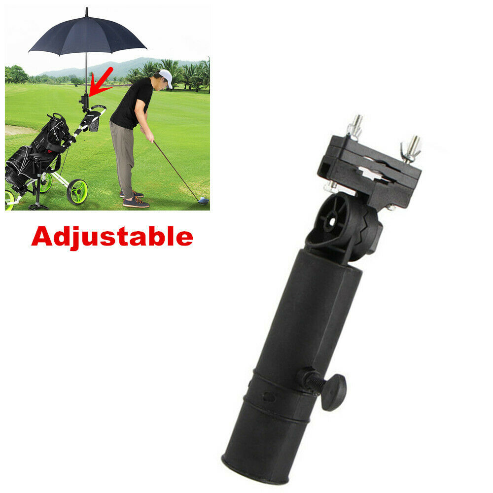 Adjustable Golf Cart Umbrella Holder Stand Sun Rainproof for Buggy Pram Wheelch