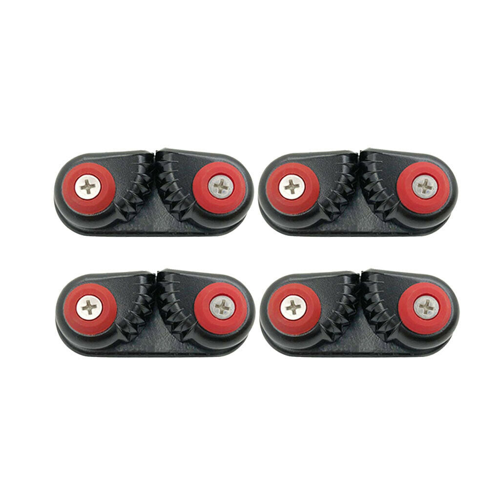 4pcs Aluminum Boat Cam Cleat Fast Entry Cam Cleat Marine Hardwares 15mm Line
