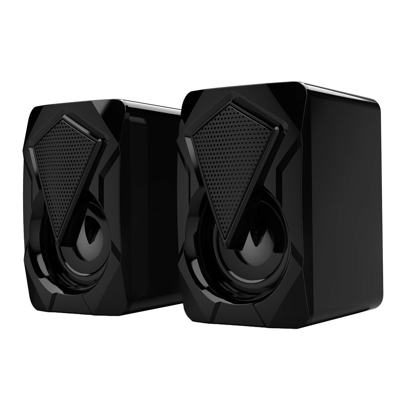 PC Computer Speakers USB Powered Stereo Subwoofer Loudspeaker with Colorful RGB