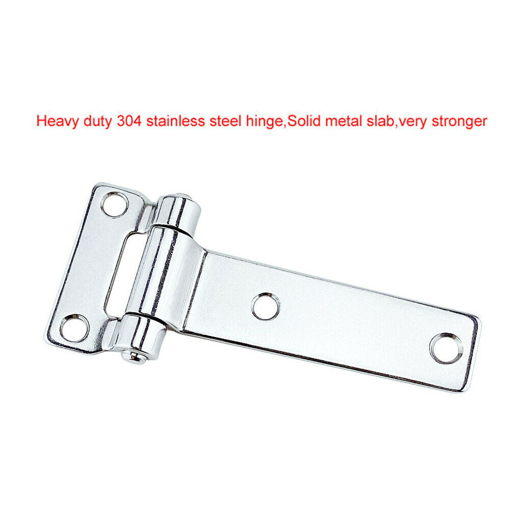Polished T Hinge Stainless Steel Door Hinges Hardware Door 4.5mm Thickness