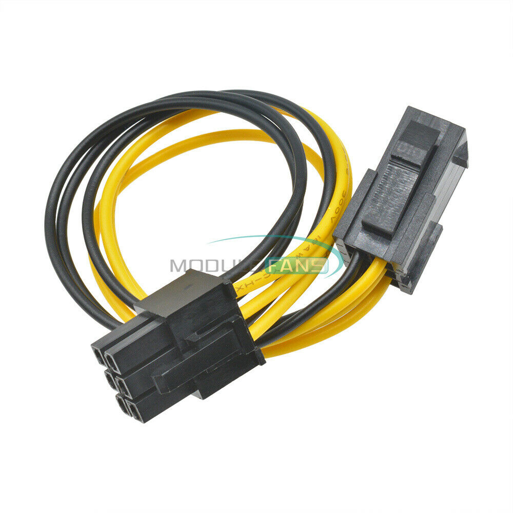 Mini PCI-E 6-Pin Male to PCI-E Express Female Power Extension Cable Adapter Cord