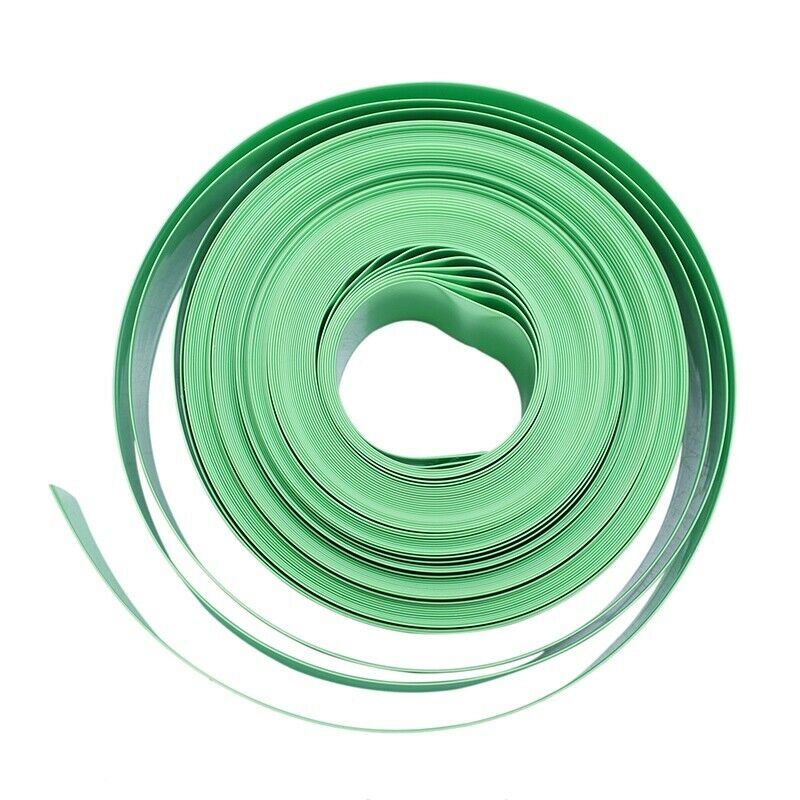 10M 29.5mm PVC Heat Shrink Tubing Wrap for 1 x 18650 Battery Light Green Z7D6D6