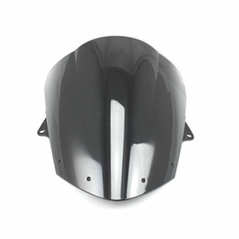 Motor Double Bubble Black Windscreen for Kawasaki Ninja ZX6R 09-16 ZX10R 2008-10