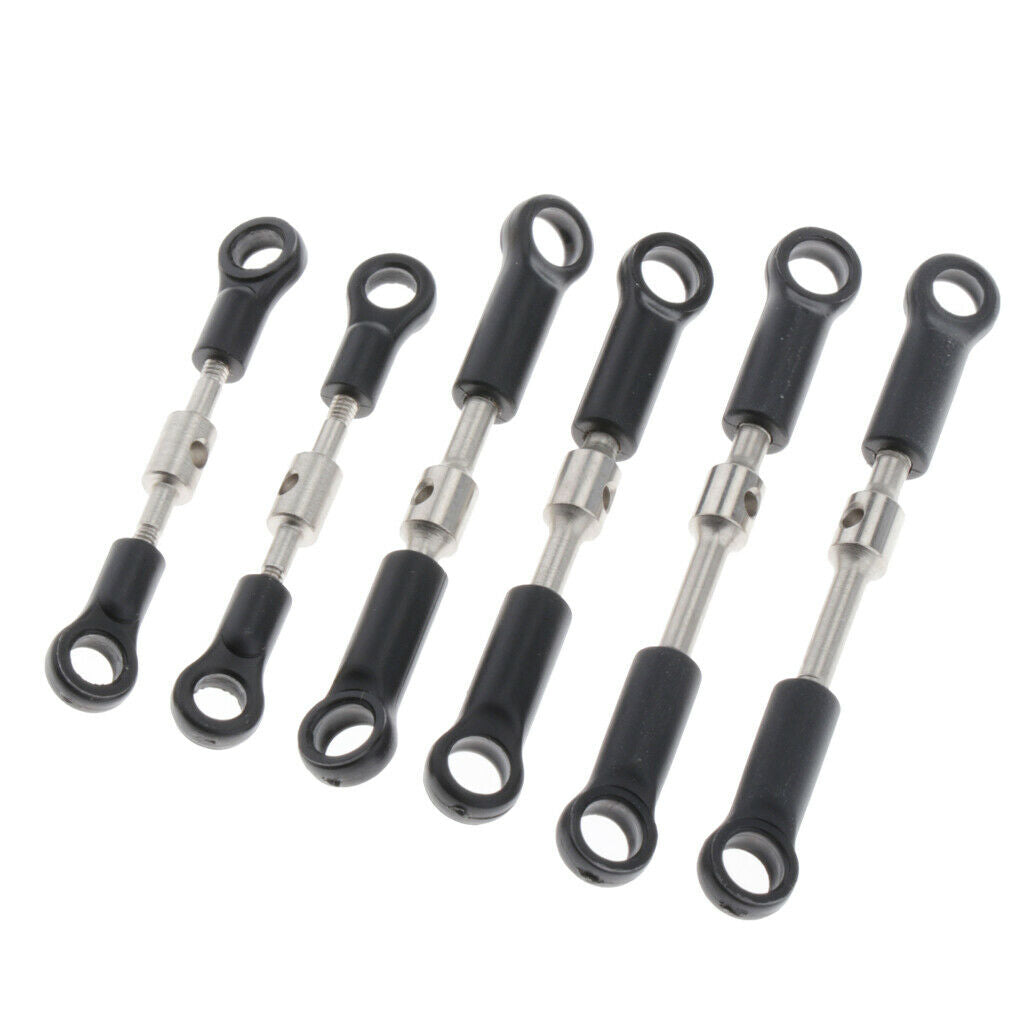 Upgrade Parts 1/14 Servo Link Pull Rods for Wltoys 144001 RC Car Buggy