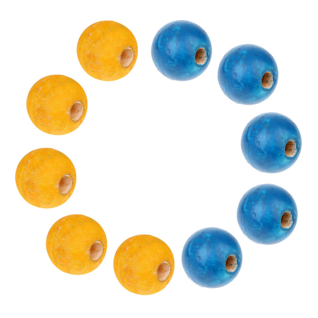 10 Pcs 10x10cm Safety Rope Line Floats Ball, Use For Lane Markers, Swimming Pool