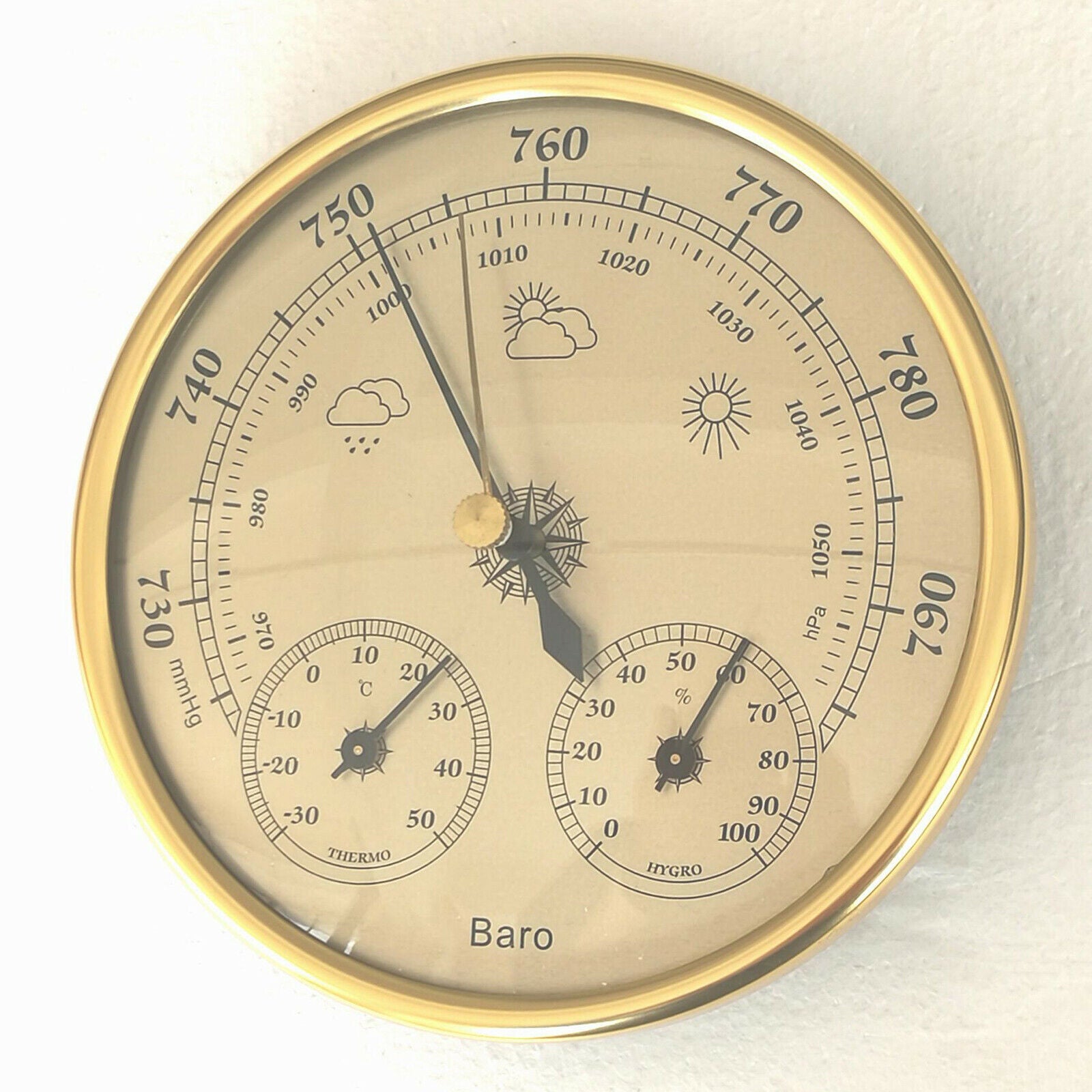Barometer Thermometer Hygrometer Weather Station Barometric Pressure Temperature