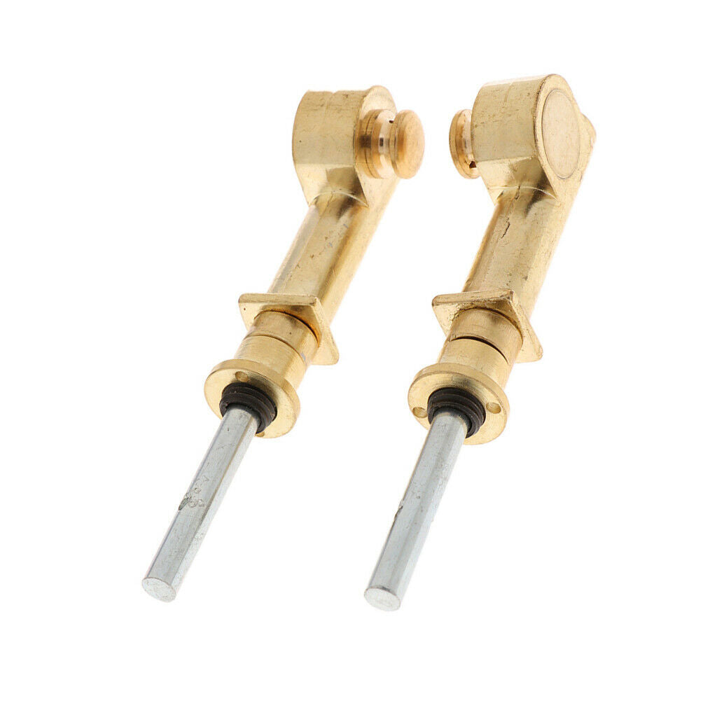 2 Pieces Copper  Erhu  Shaft Mechanical  Erhu Accessory